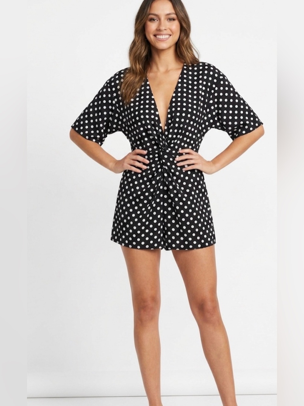 The Room by Ark & Co Polka Dot Romper